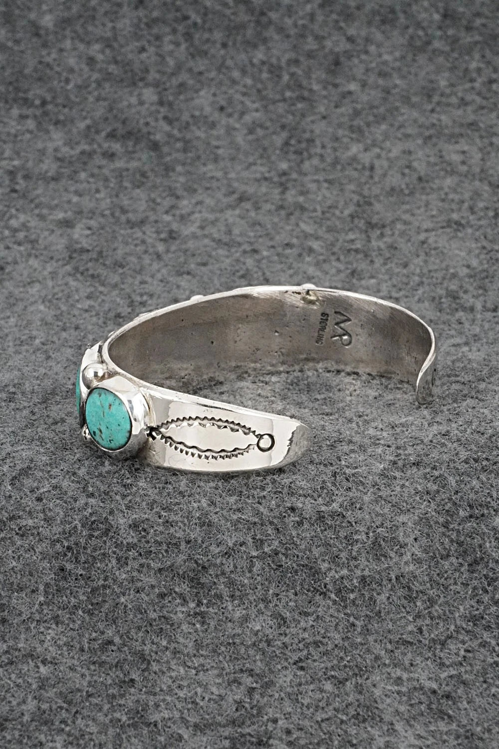 Turquoise & Sterling Silver Bracelet - Evelyn Platero