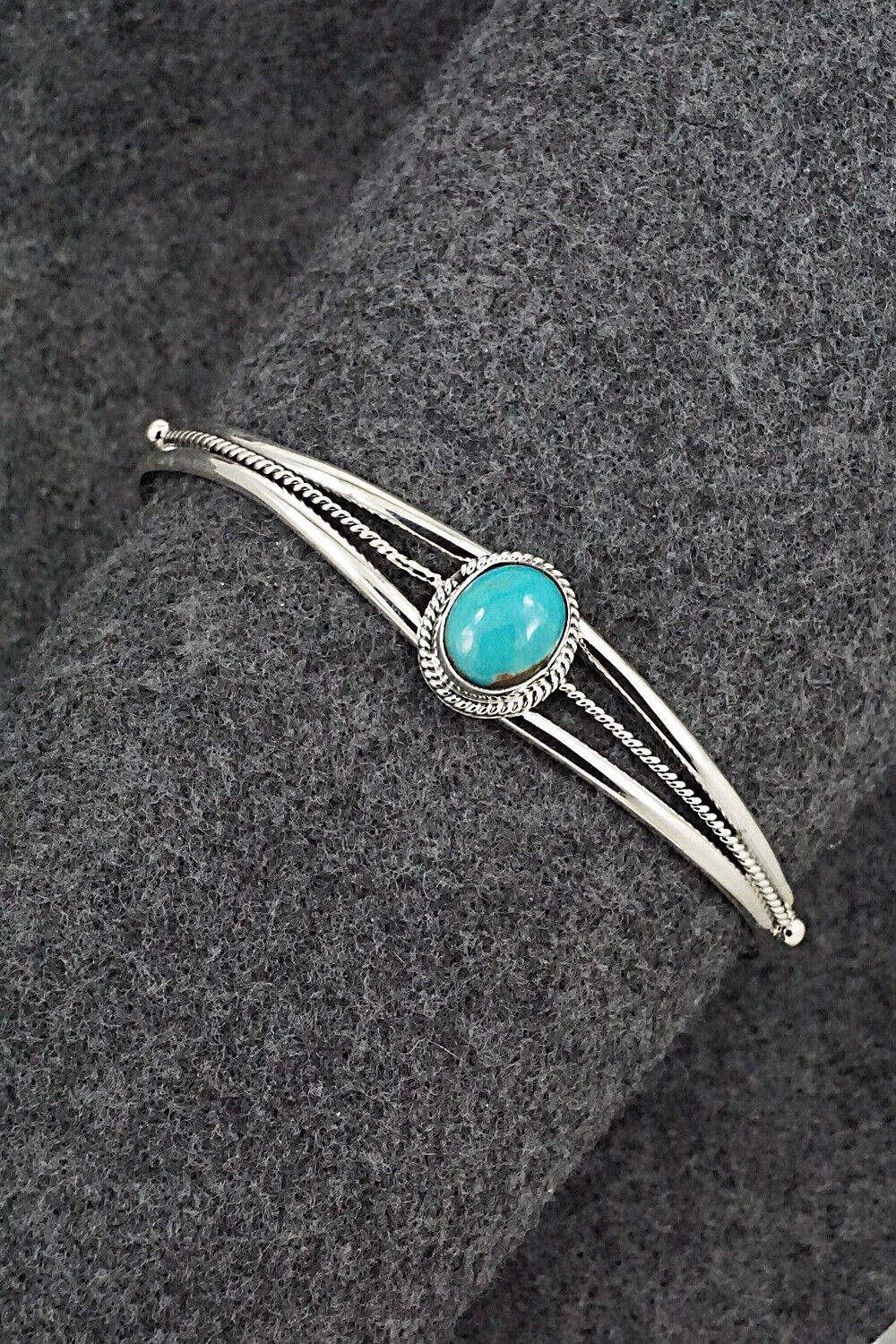 Turquoise and Sterling Silver Bracelet - Alice Rose Saunders