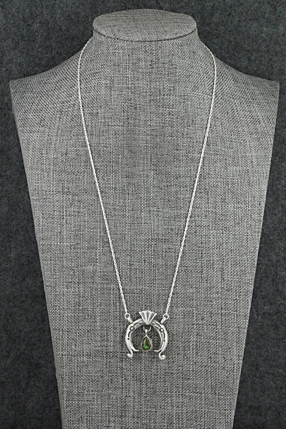 Turquoise & Sterling Silver Necklace - Gary Shorty
