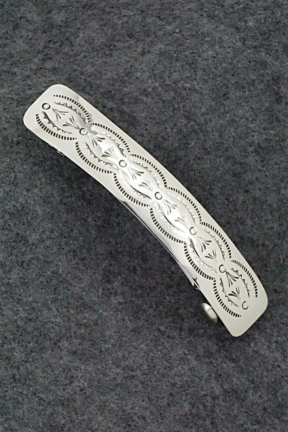 Sterling Silver Hair Barrette Jolene Begay High Lonesome Trading