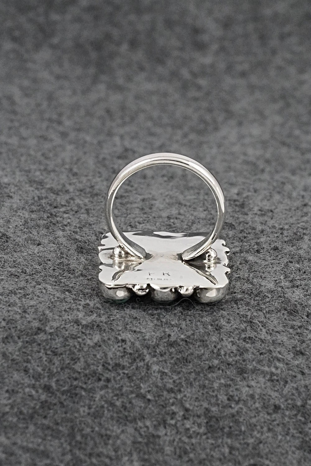 Turquoise & Sterling Silver Ring - Priscilla Reeder - Size 8