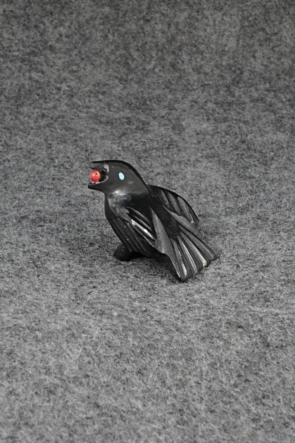 Crow Zuni Fetish Carving - Calvert Bowannie