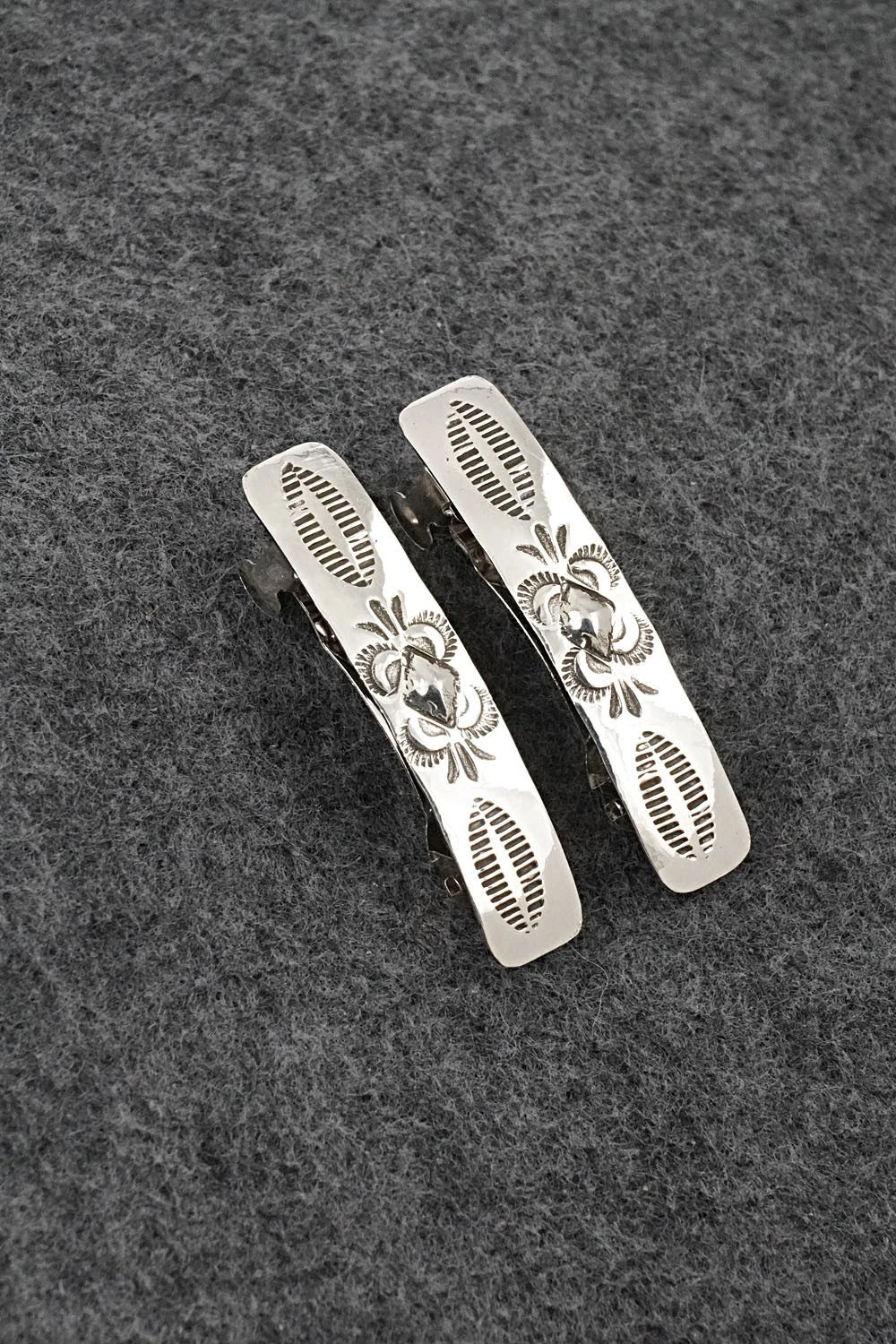 Sterling Silver Barrettes - Bertha Begay