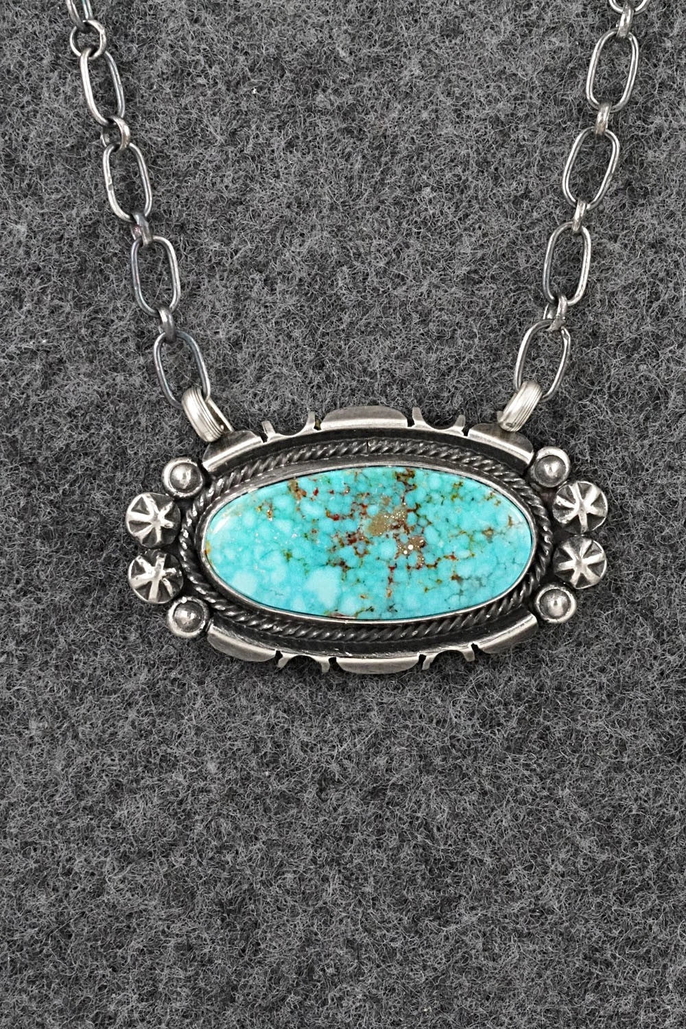 Turquoise & Sterling Silver Necklace - Marita Benally