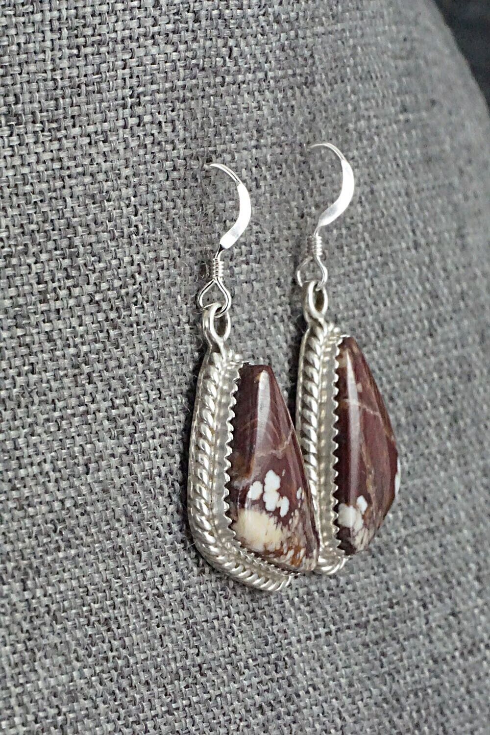 Wild Horse & Sterling Silver Earrings - Sheena Jack