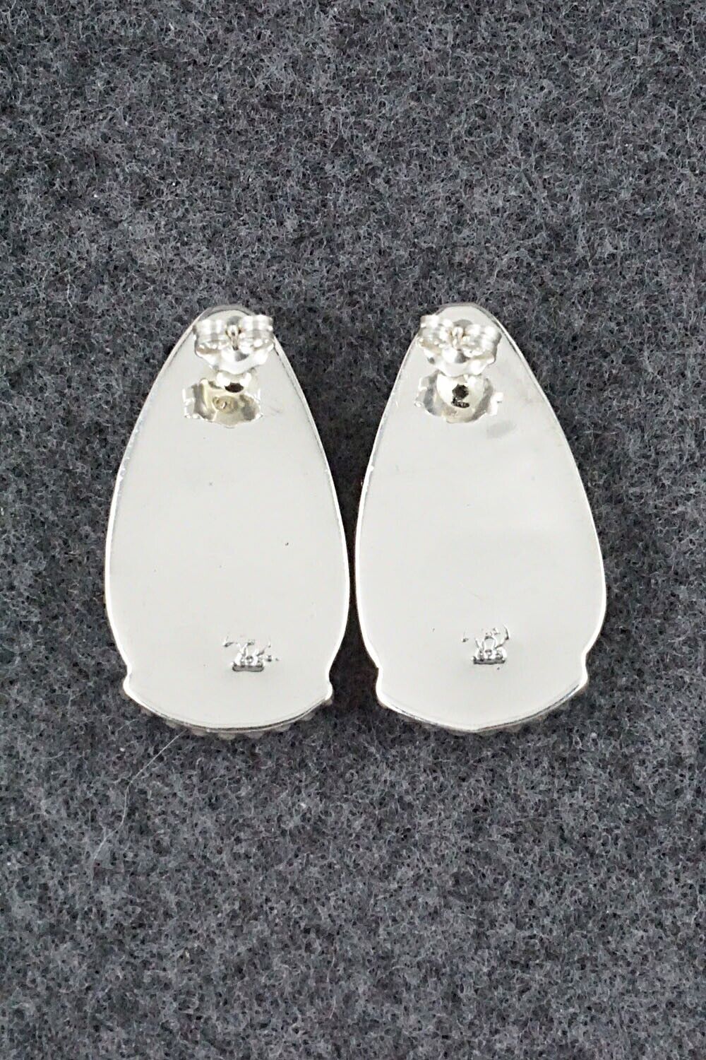 Turquoise & Sterling Silver Earrings - Verley Betone