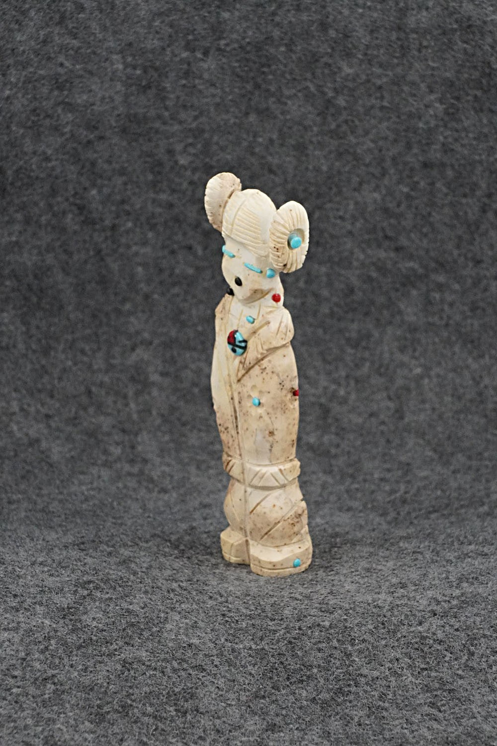 Corn Maiden Zuni Fetish Carving - Dannette Laate