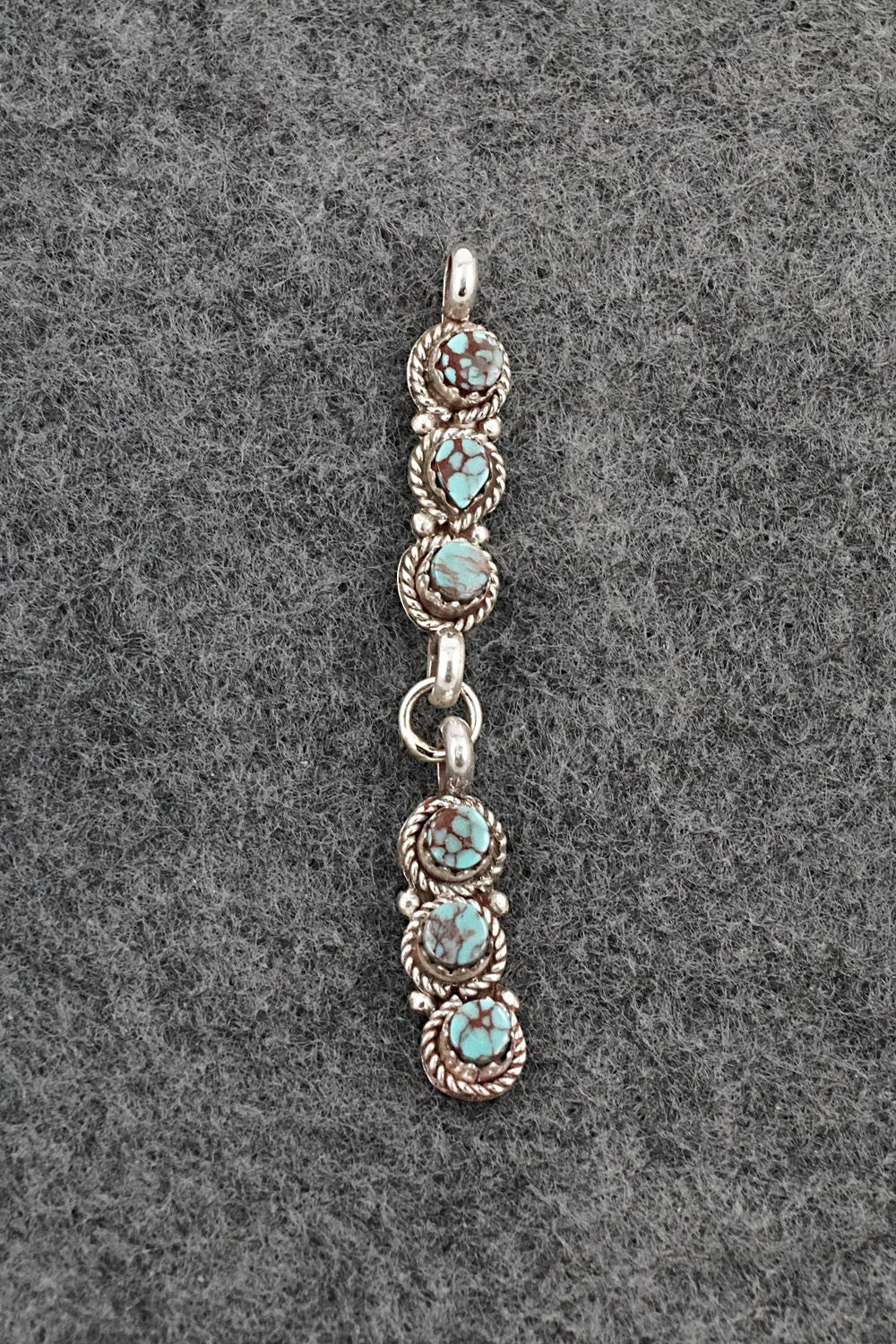 Turquoise & Sterling Silver Pendant - Jared Burns