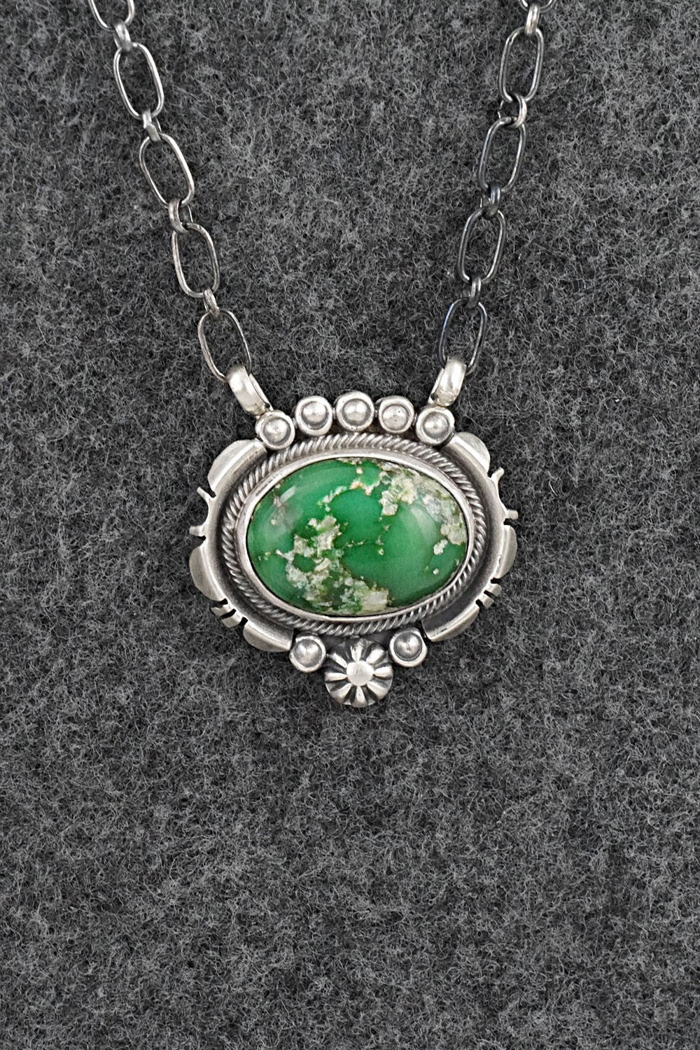 Turquoise & Sterling Silver Necklace - Daniel Benally