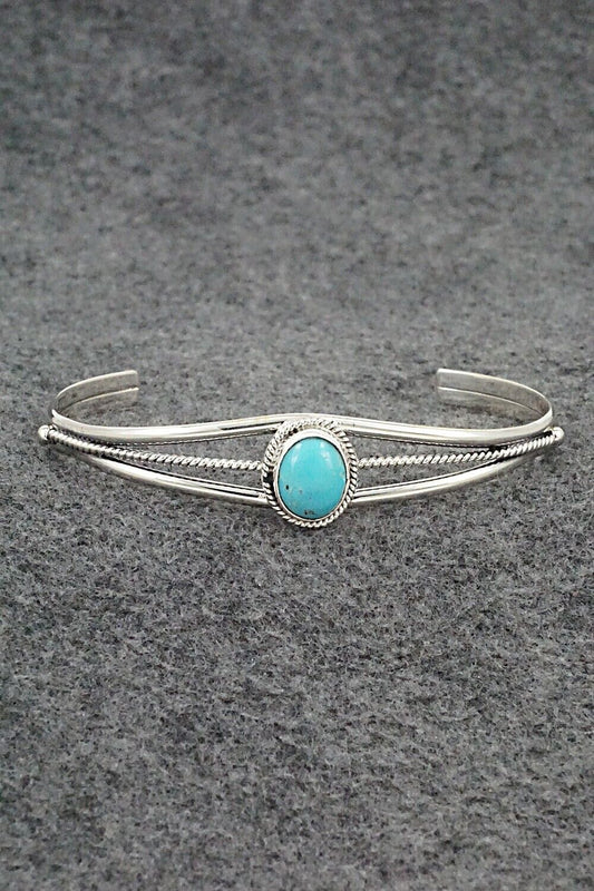 Turquoise & Sterling Silver Bracelet - Alice Rose Saunders