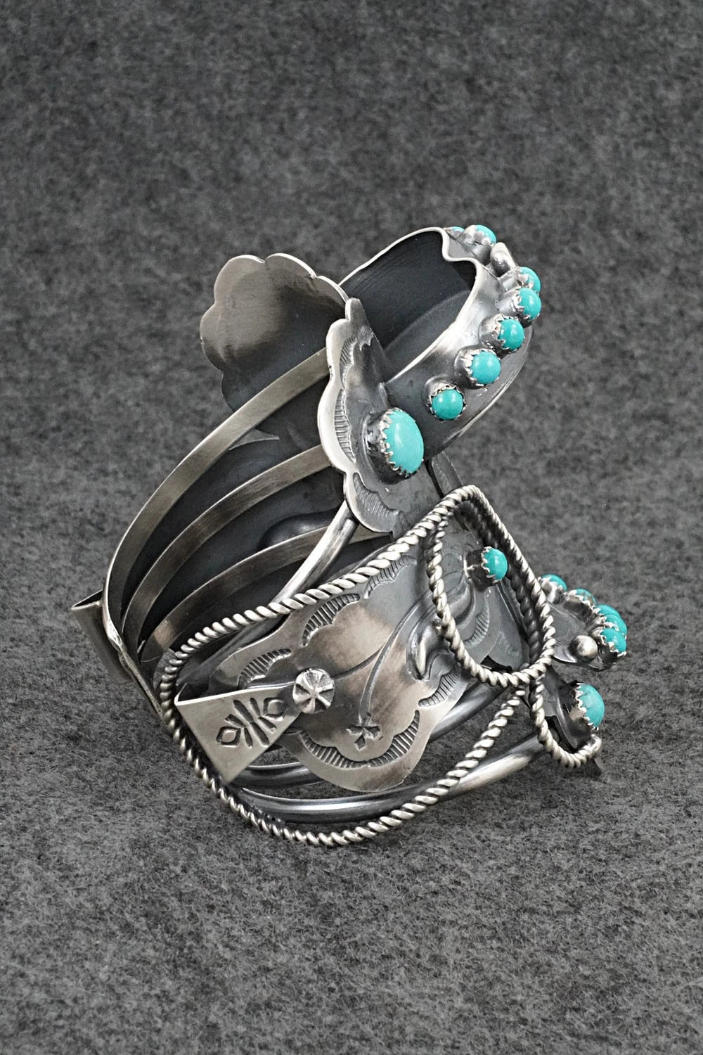 Turquoise & Sterling Silver Bracelet - Tim Yazzie