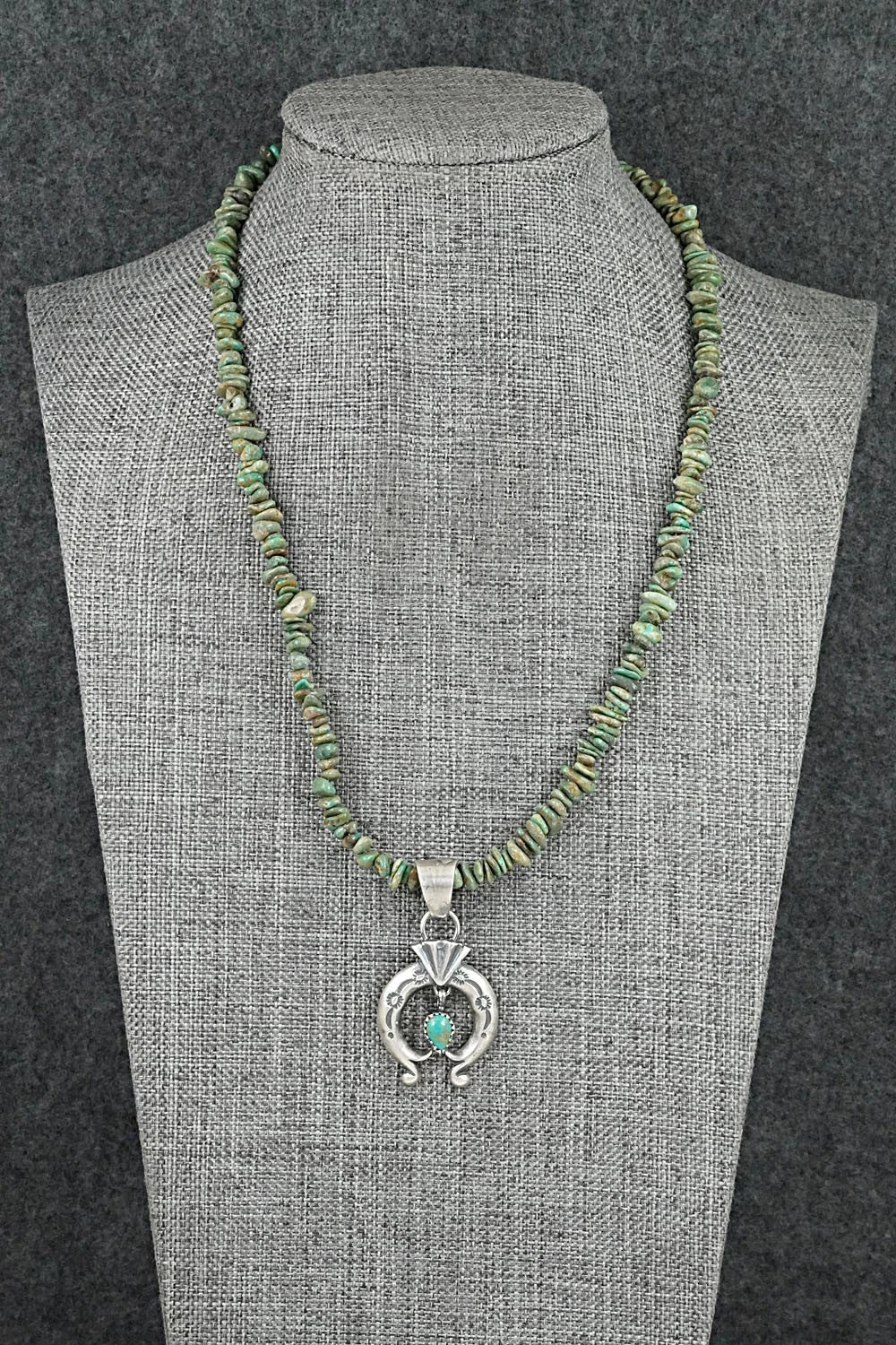 Turquoise & Sterling Silver Necklace - Sharon McCarthy