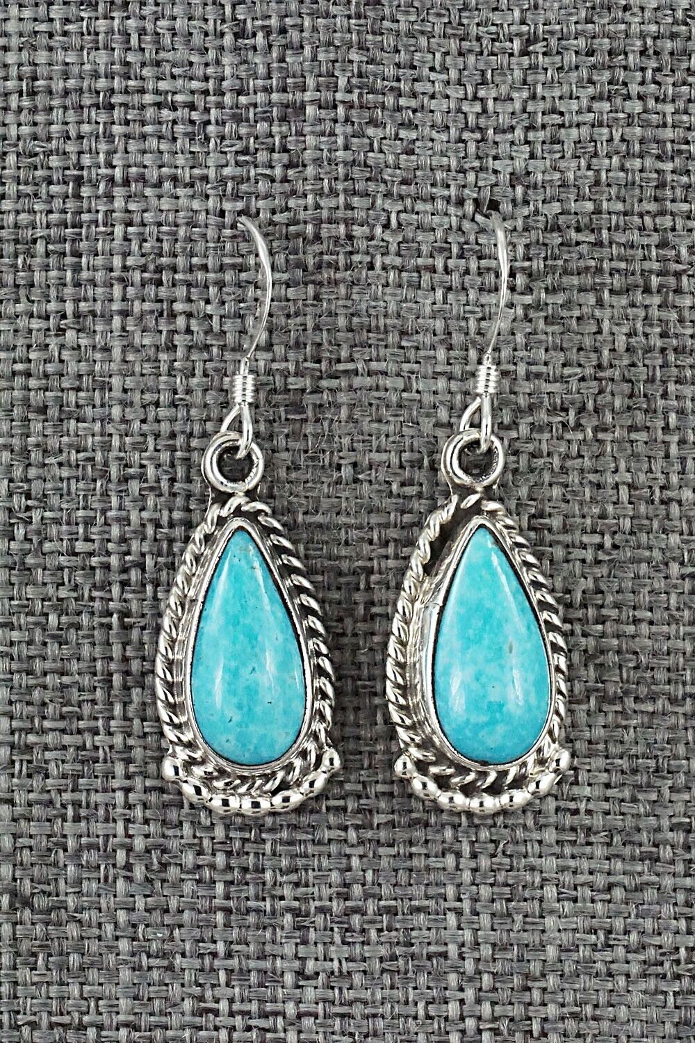Turquoise and Sterling Silver Earrings - Sharon McCarthy