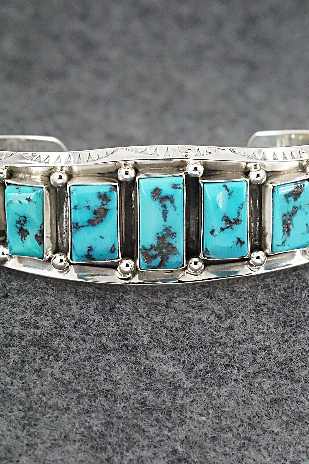 Turquoise & Sterling Silver Bracelet - Davey Morgan