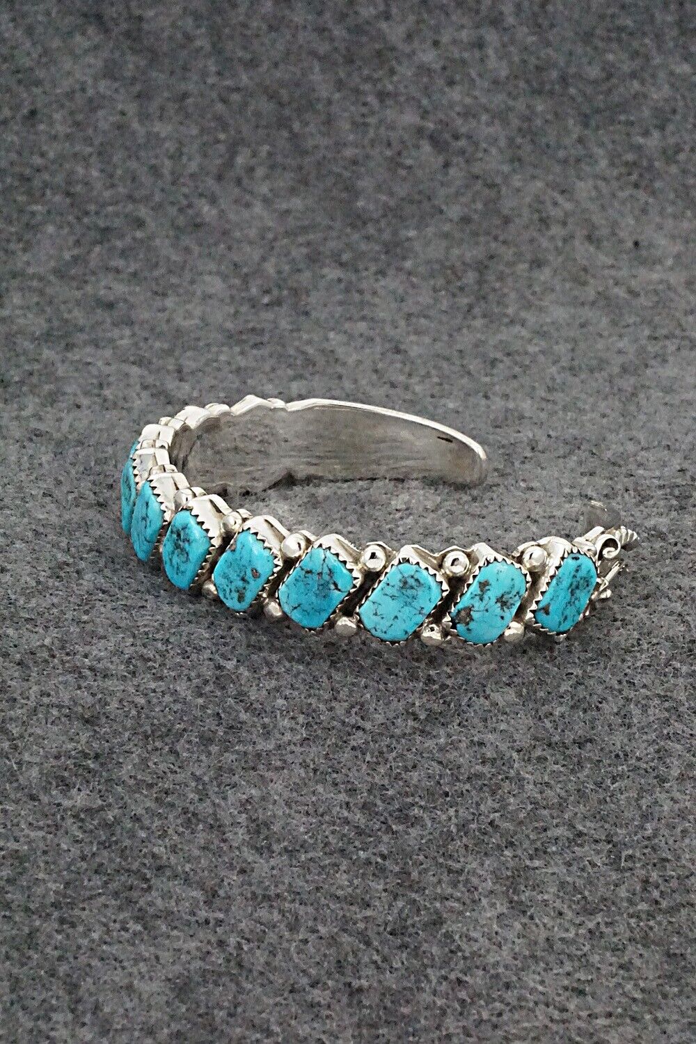 Turquoise & Sterling Silver Bracelet - Martin Muskett