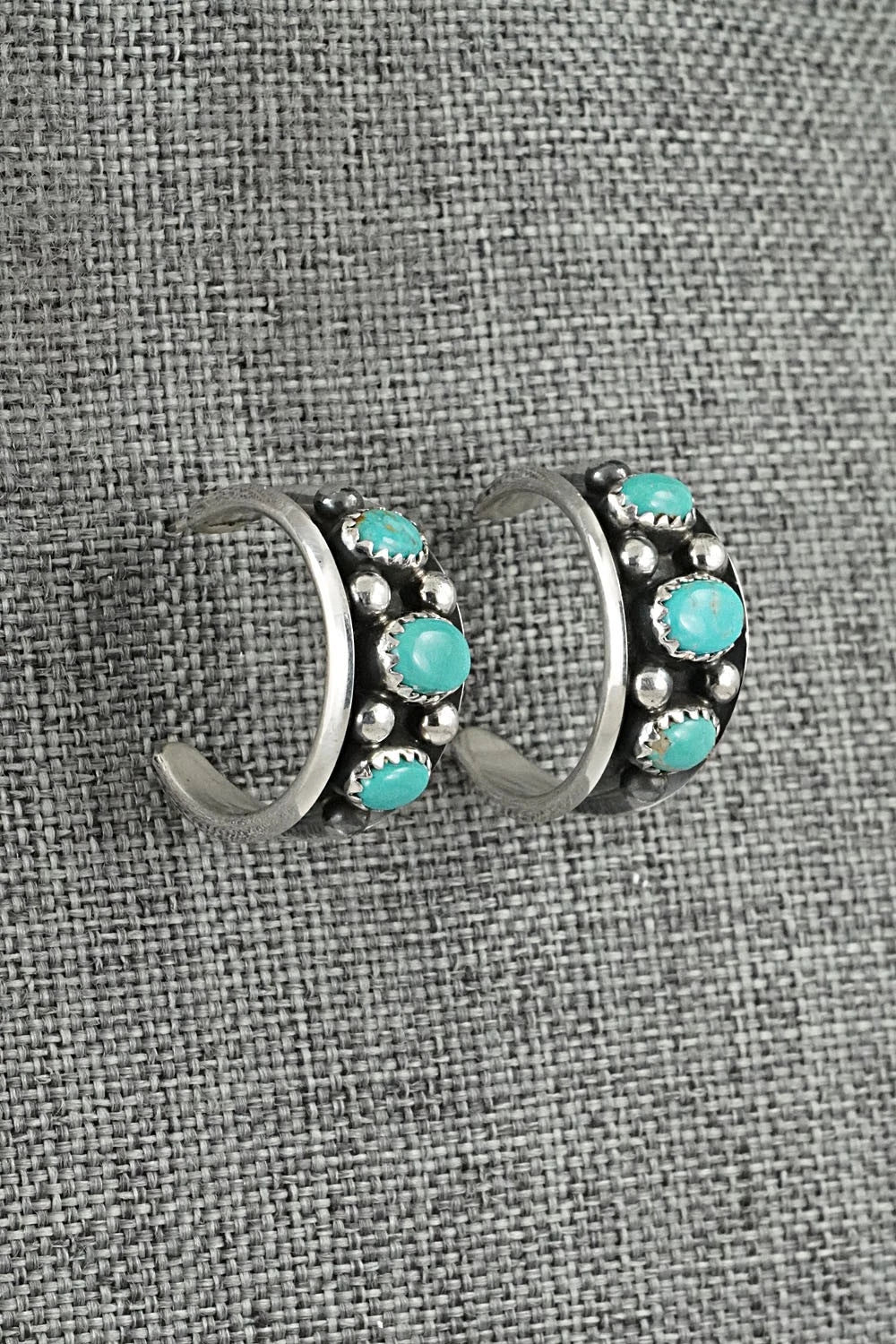 Turquoise & Sterling Silver Earrings - Paul Largo
