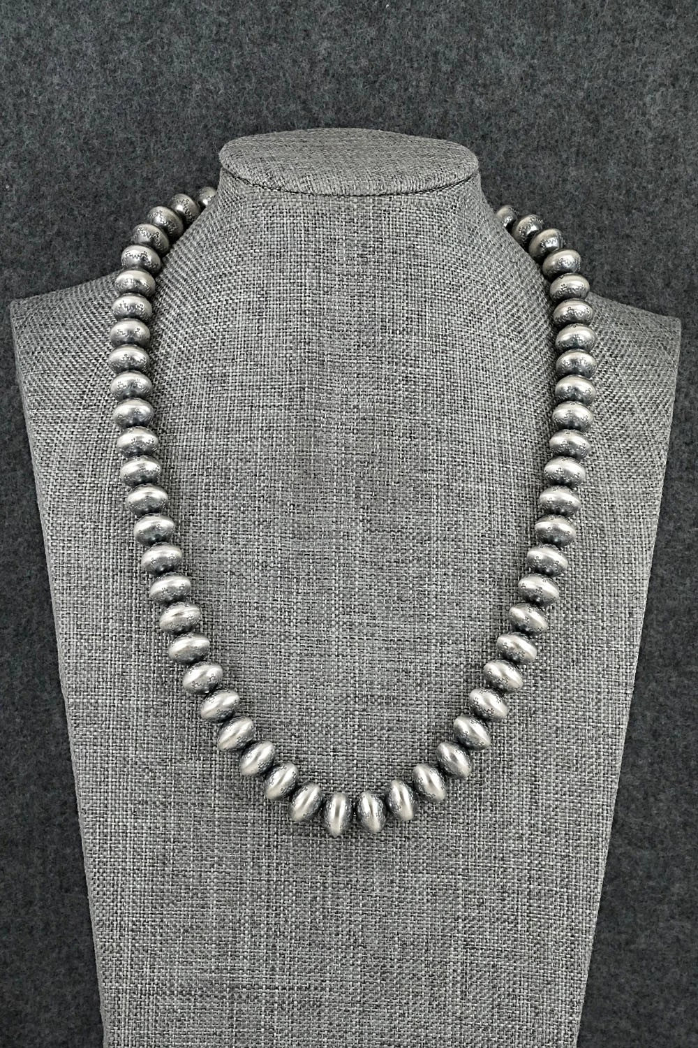 Sterling Silver Navajo Pearl Necklace 18" - Bryannen Halwood