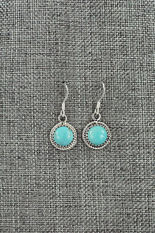 Turquoise & Sterling Silver Earrings - Sharon McCarthy