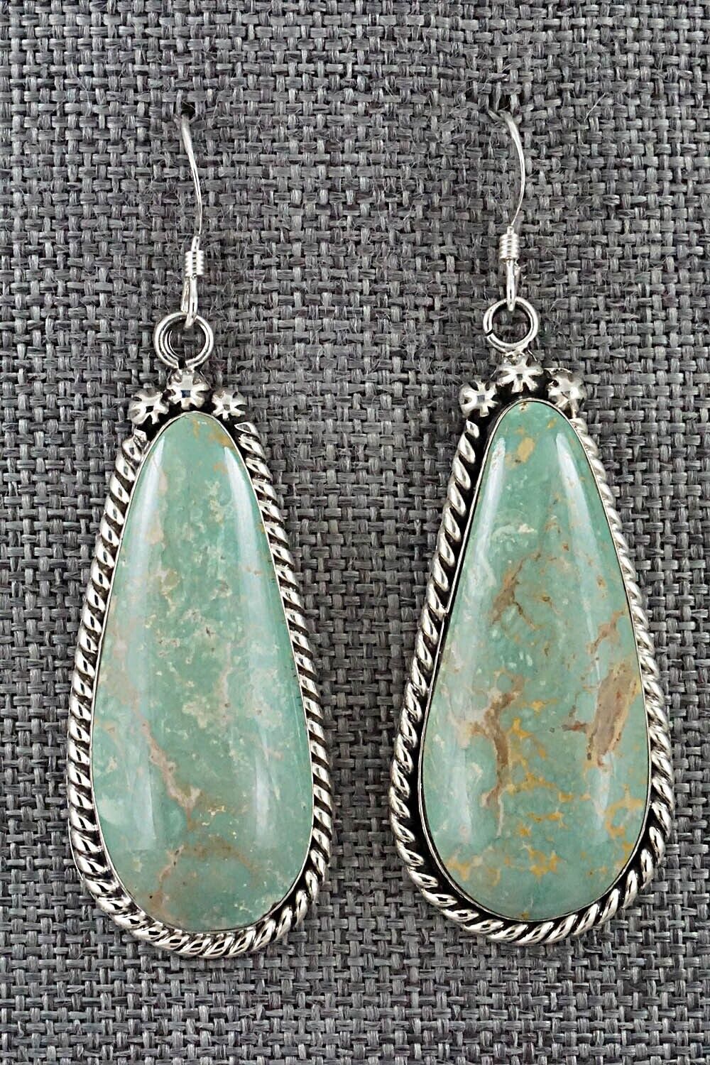 Turquoise & Sterling Silver Earrings - Brandon Belin