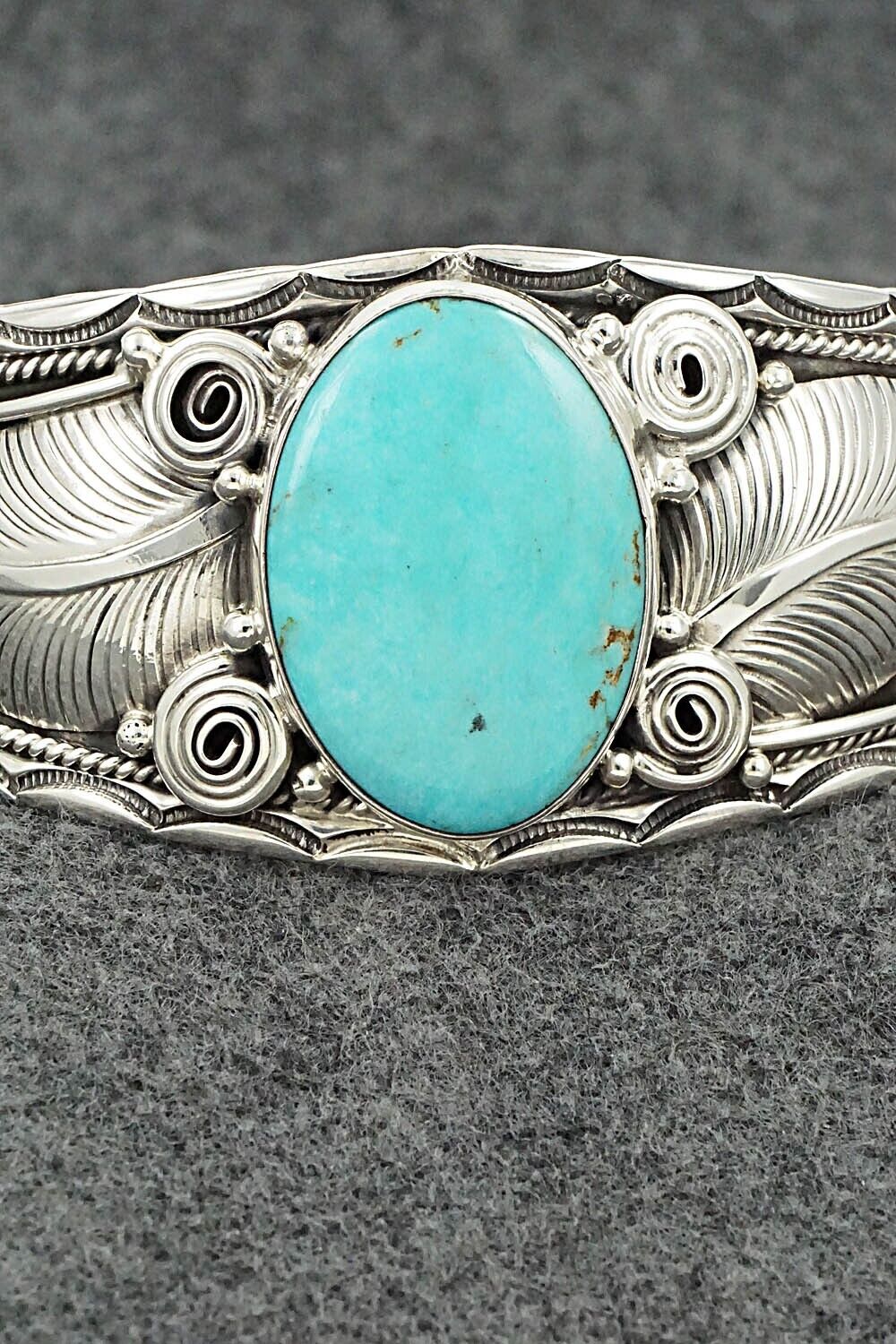 Turquoise & Sterling Silver Bracelet - Darrell Morgan