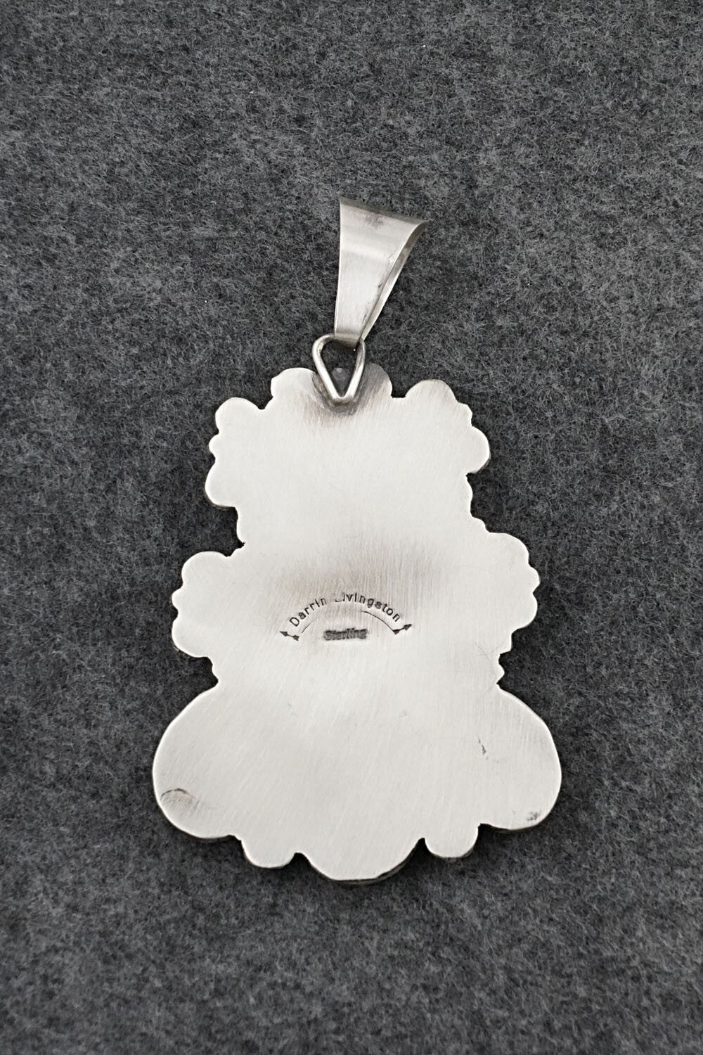 Turquoise & Sterling Silver Pendant - Darrin Livingston