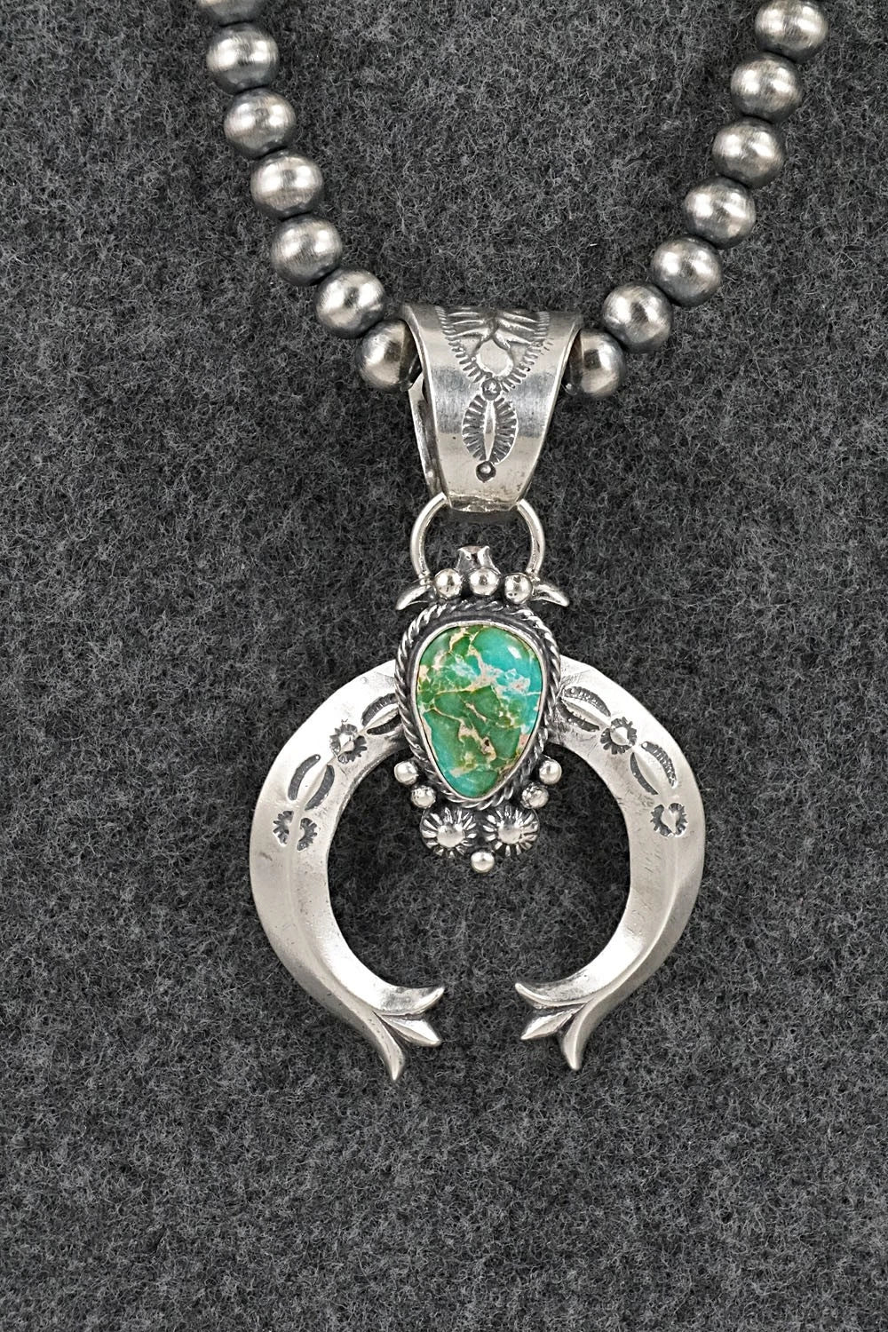 Turquoise & Sterling Silver Necklace - Samuel Yellowhair