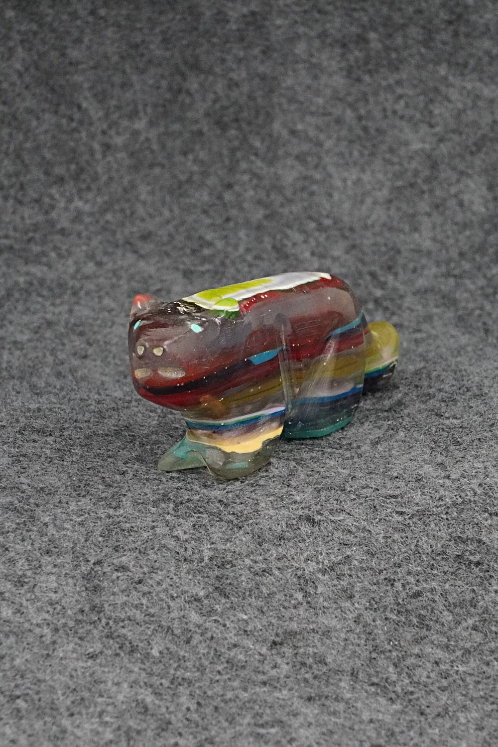 Mountain Lion Zuni Fetish Carving - David Chavez