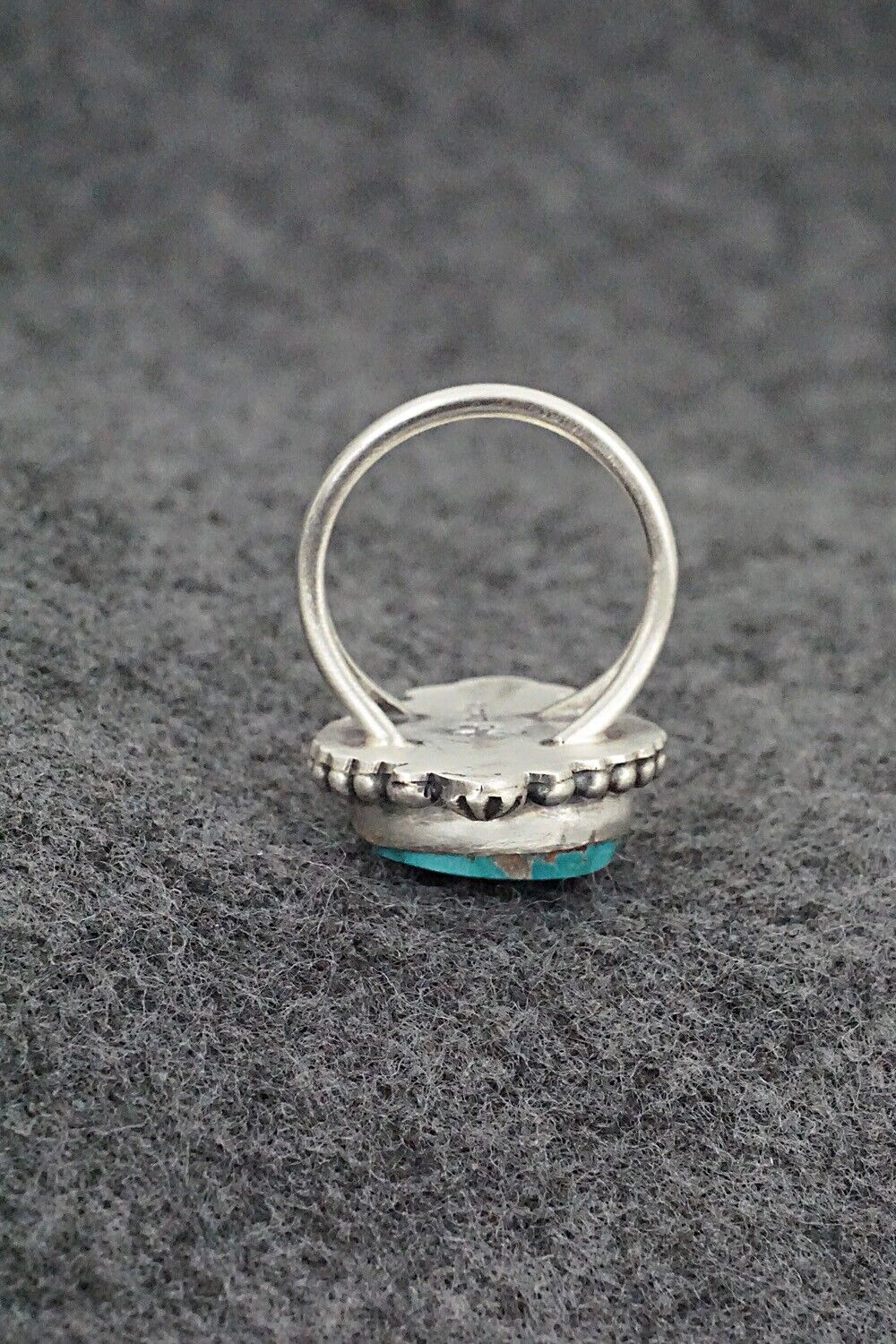 Turquoise & Sterling Silver Ring - Randy Boyd - Size 6.5