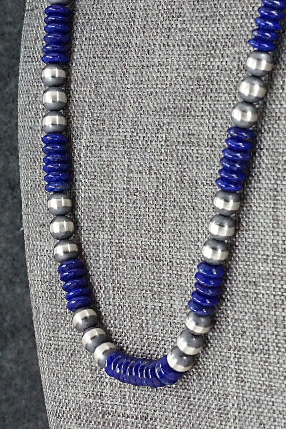 Lapis & Sterling Silver Necklace - Doreen Jake