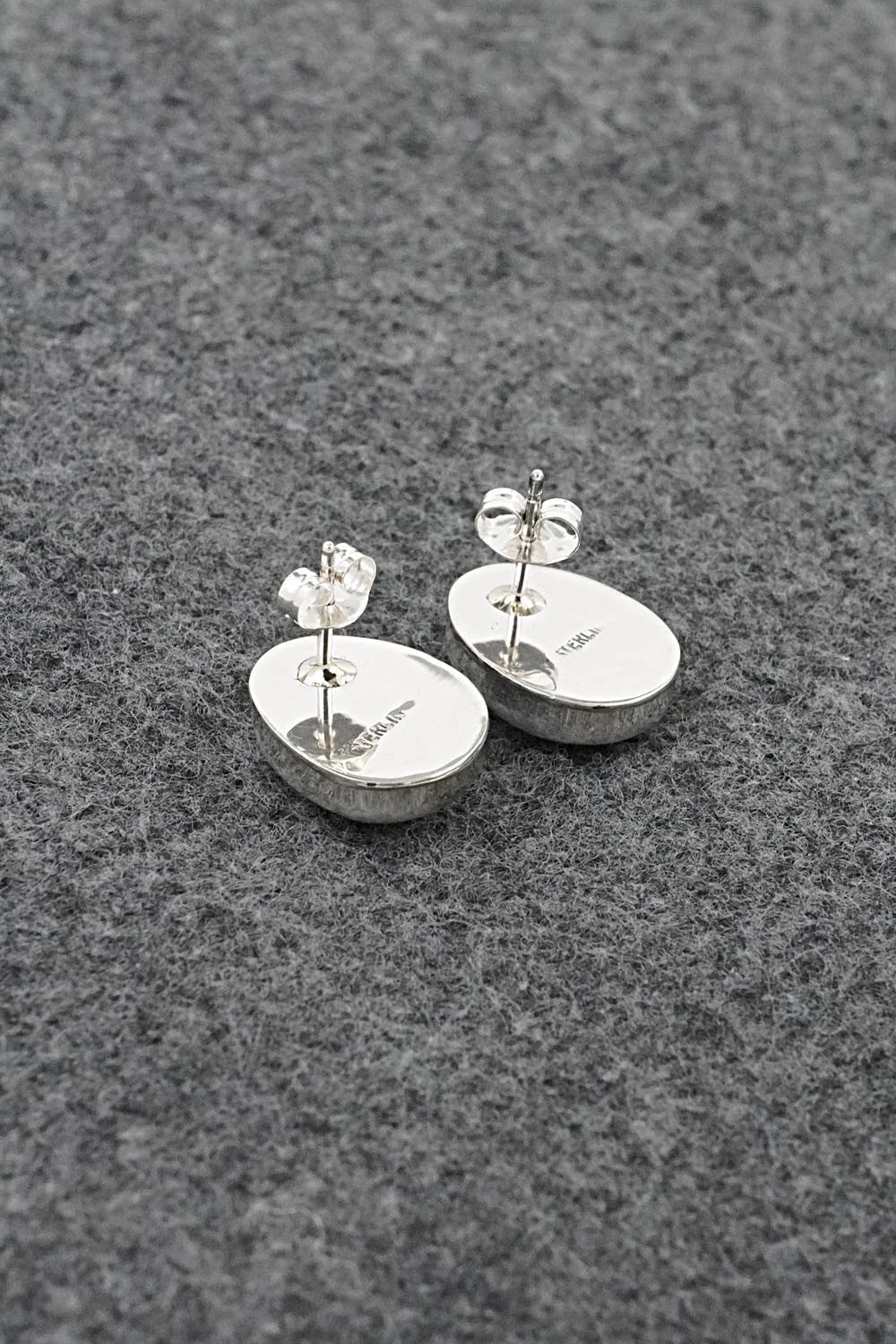 Turquoise & Sterling Silver Earrings - Rosemary Saunders