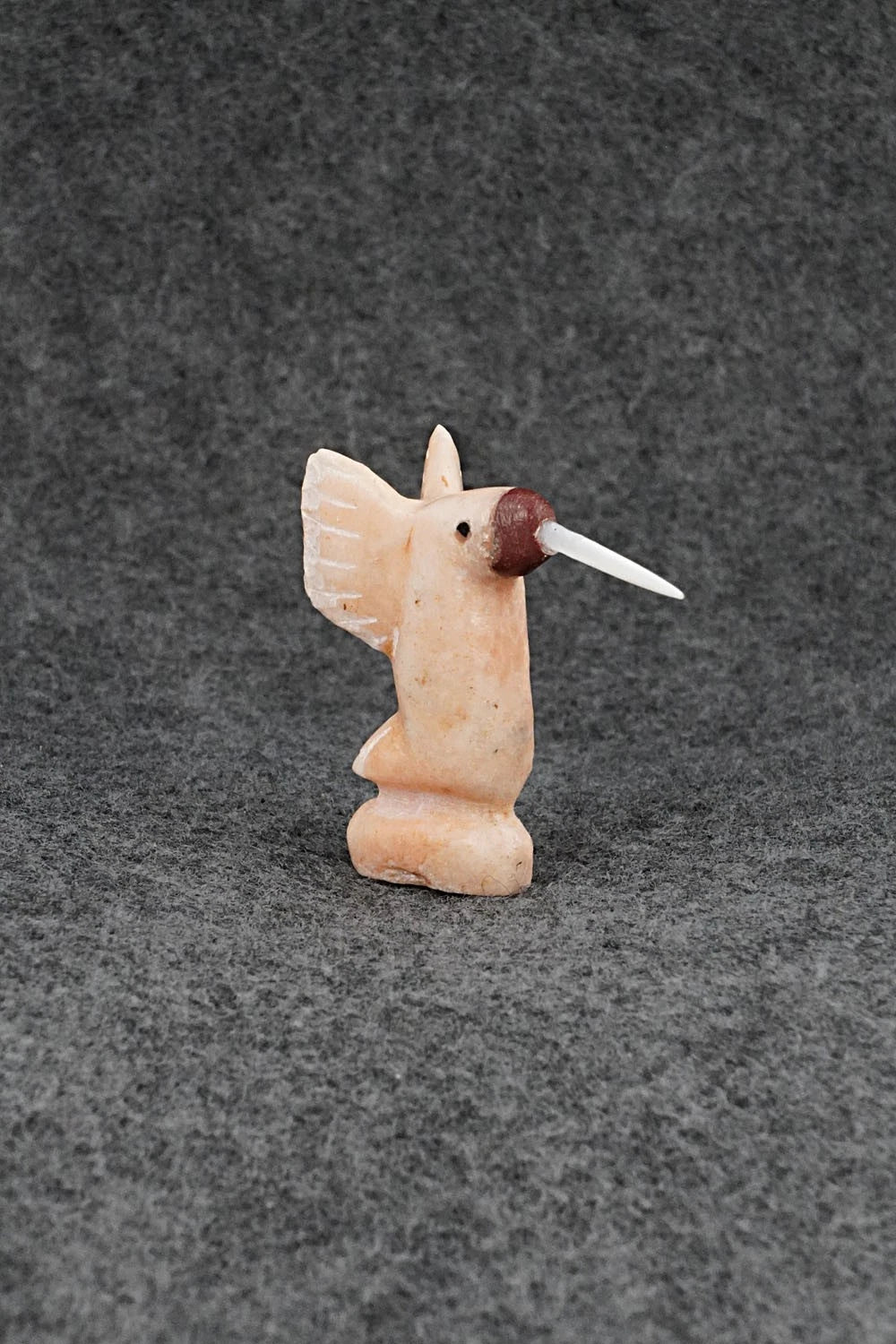 Hummingbird Zuni Fetish Carving - Justin Red Elk