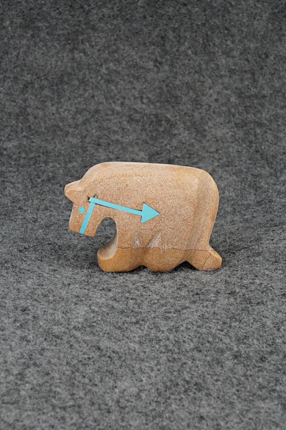 Mountain Lion Zuni Fetish Carving - Bernard Laiwakete