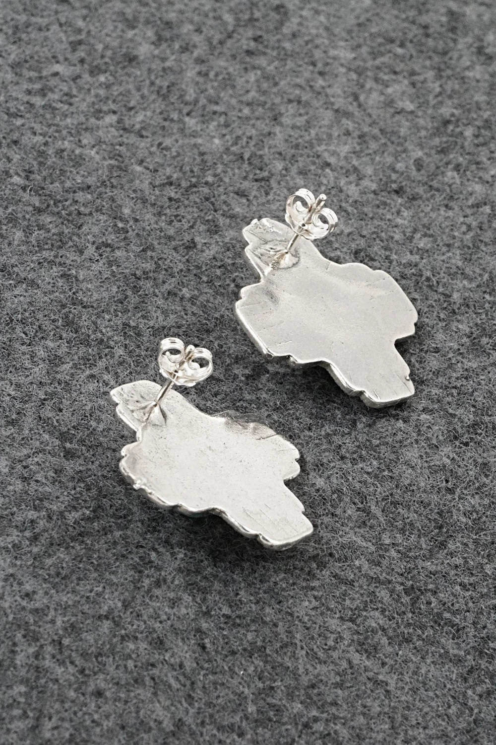 Turquoise & Sterling Silver Earrings - Robinson Martinez
