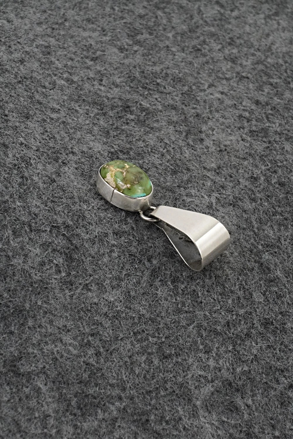 Turquoise & Sterling Silver Pendant - Rosemary Saunders