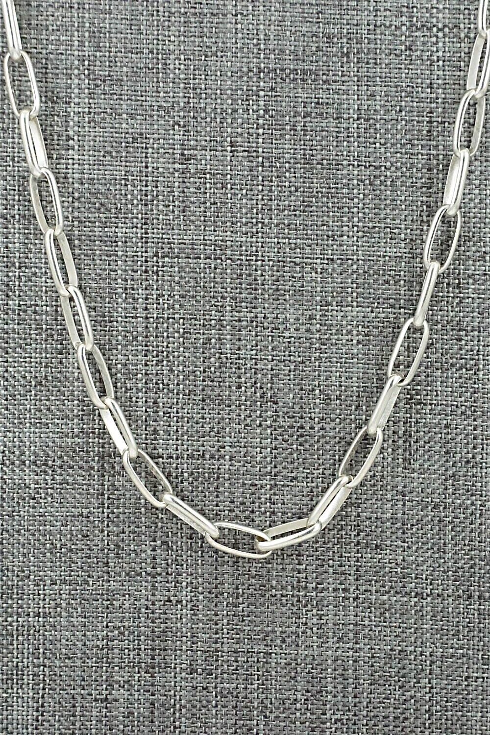 Sterling Silver Chain Necklace 24" - Sally Shurley