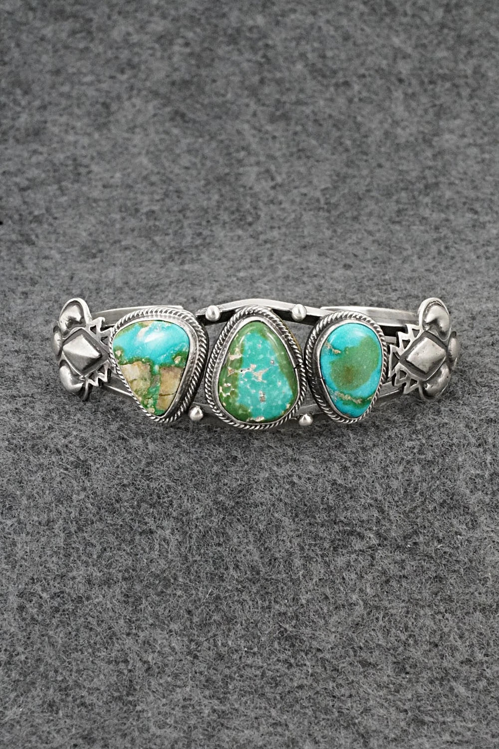 Turquoise & Sterling Silver Bracelet - Sharon McCarthy