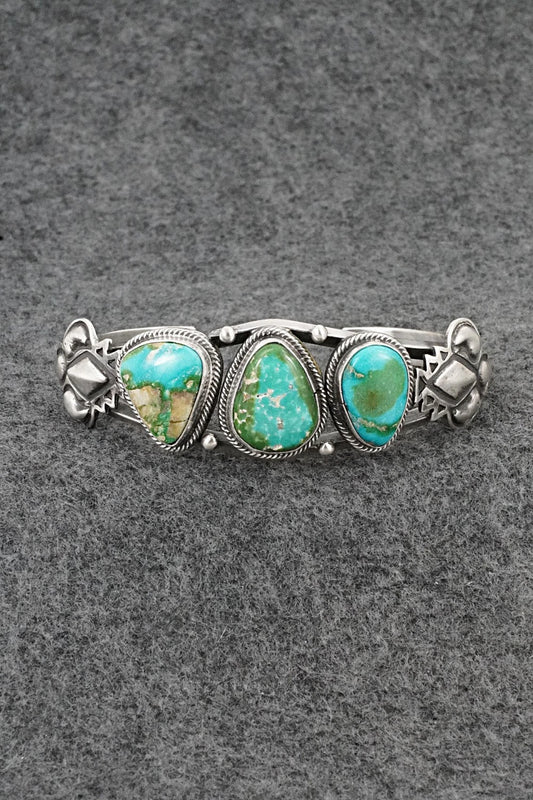 Turquoise & Sterling Silver Bracelet - Sharon McCarthy