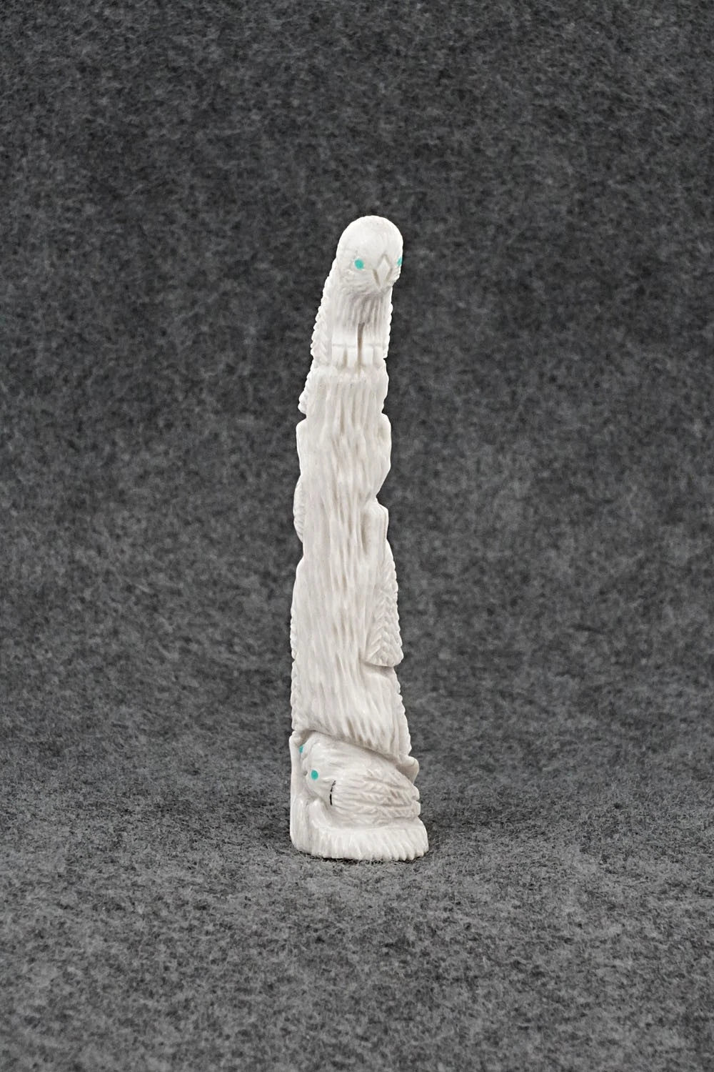 Owls Zuni Fetish Carving - Destry Siutza