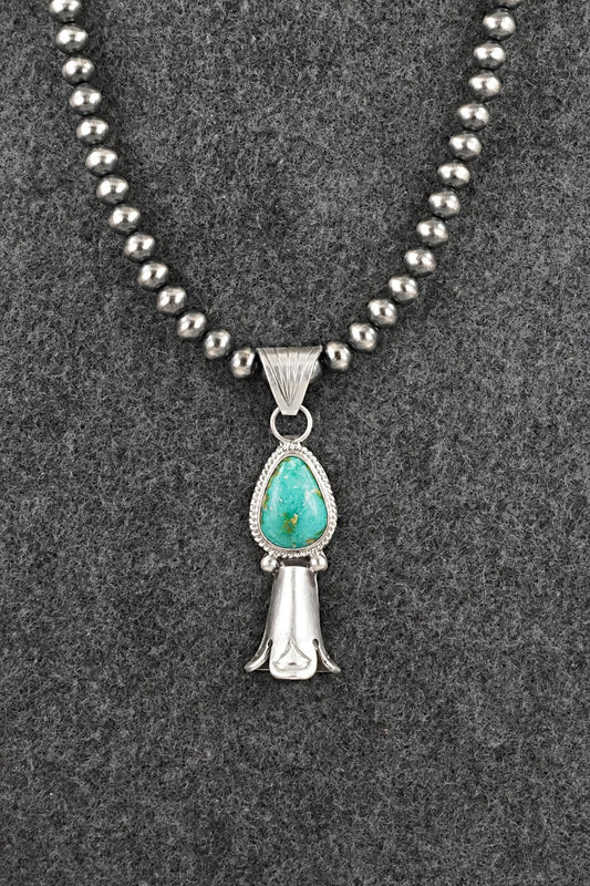 Turquoise & Sterling Silver Necklace - Samuel Yellowhair
