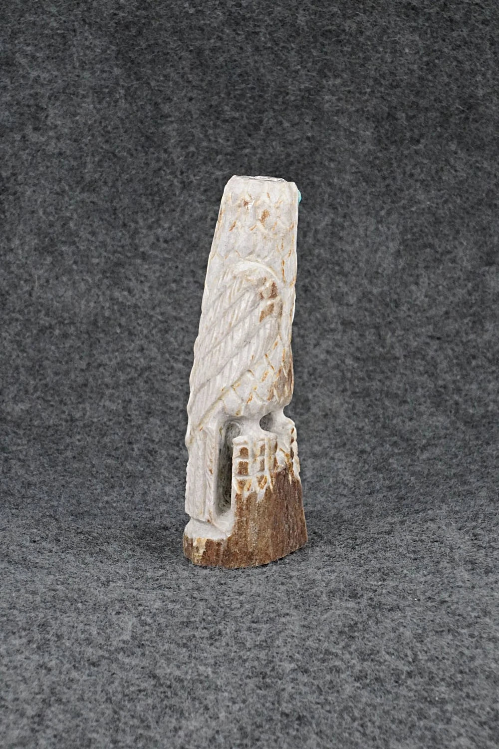 Eagle Zuni Fetish Carving - Garrick Weeka