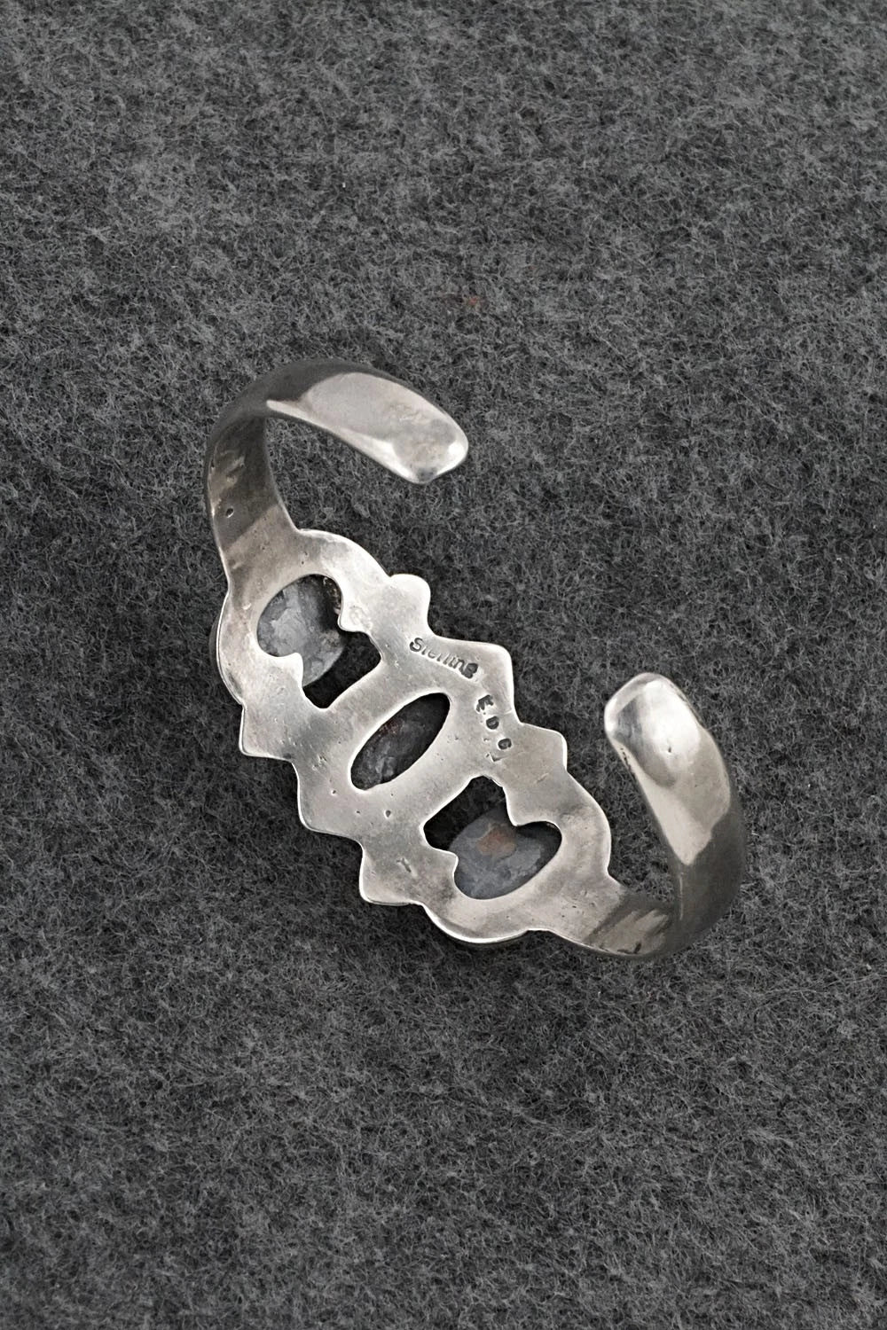 Turquoise & Sterling Silver Bracelet - Eugene Gruber