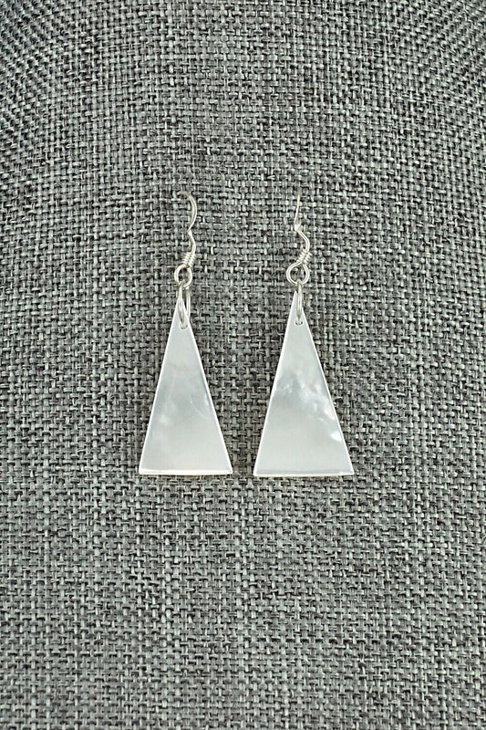 Mother of Pearl & Sterling Silver Earrings - Jesus Espino