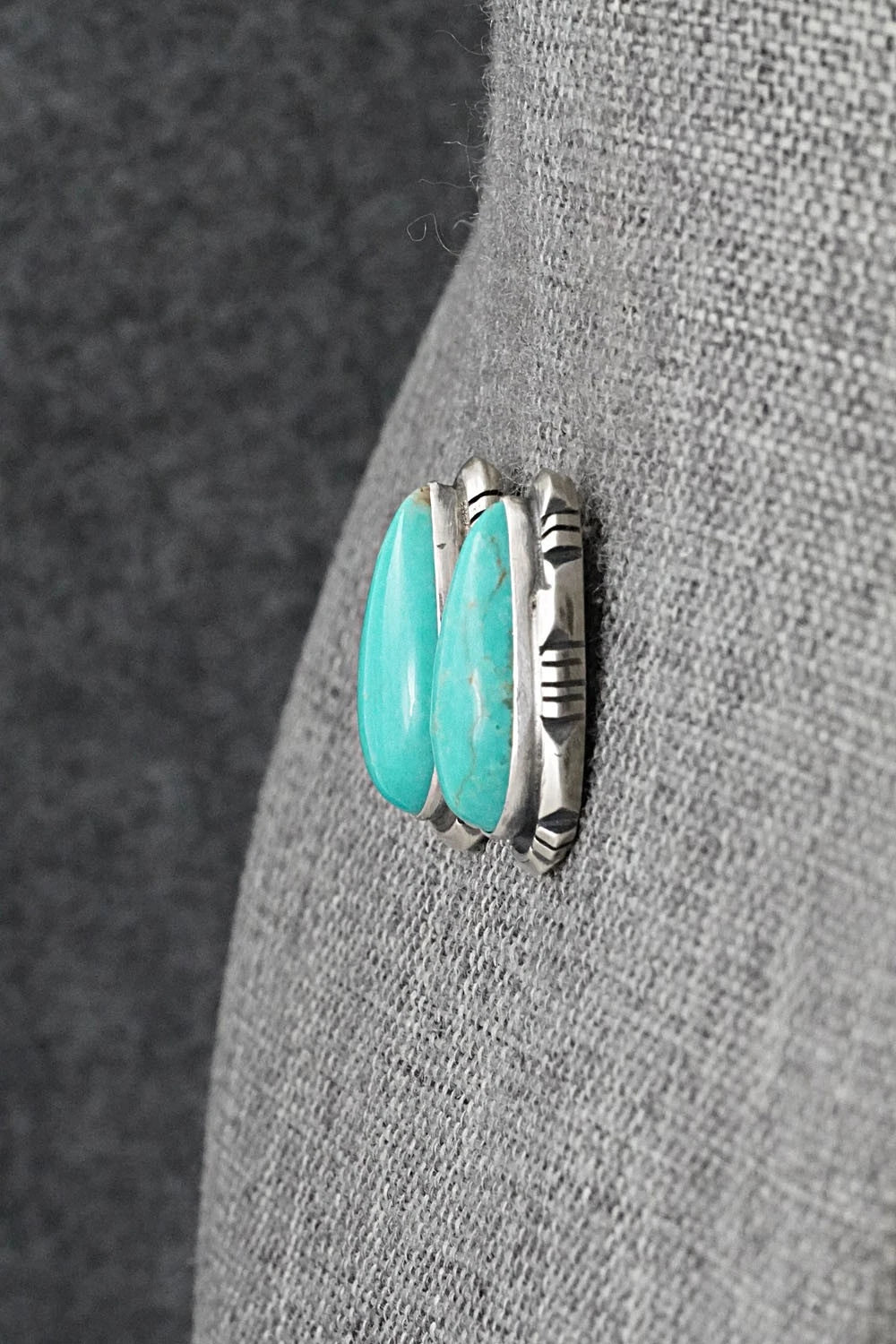 Turquoise & Sterling Silver Earrings - Thomas Francisco