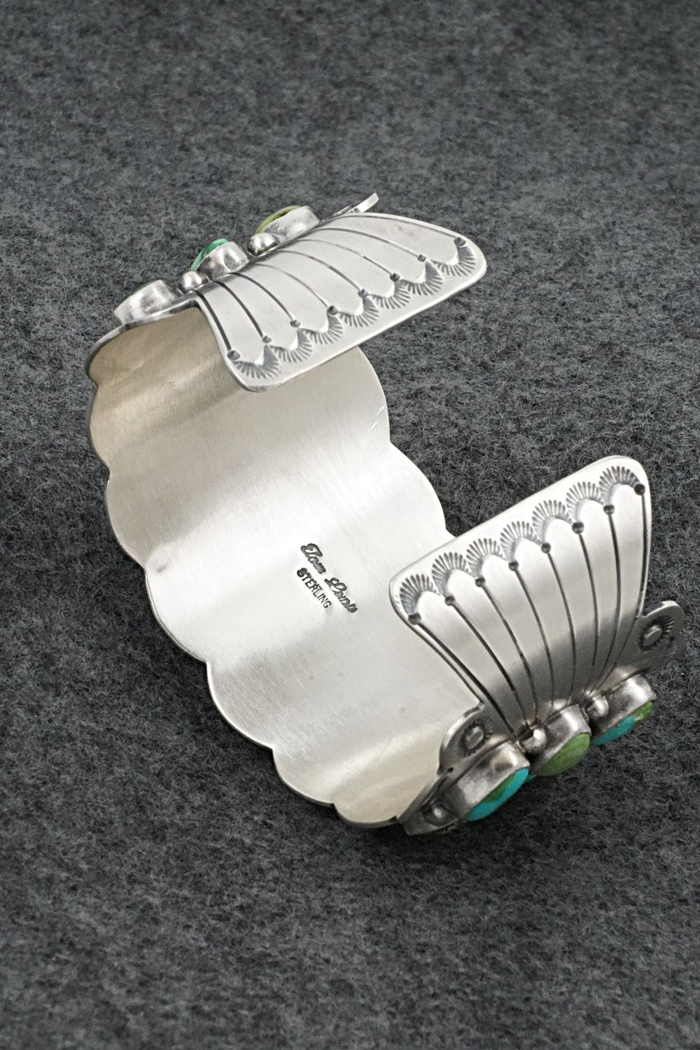 Turquoise & Sterling Silver Bracelet - Tom Lewis