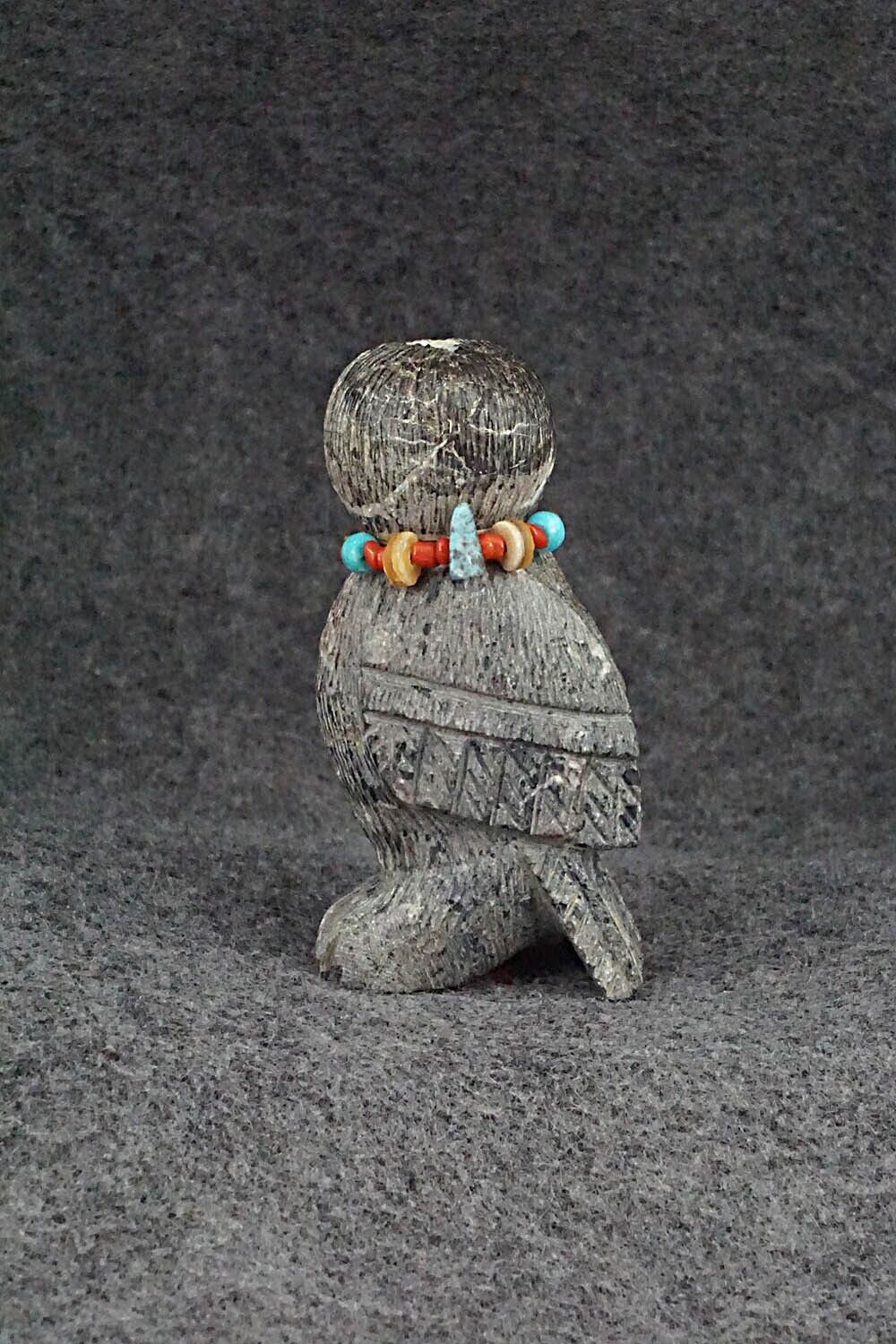 Owl Zuni Fetish Carving - Douglas Martza