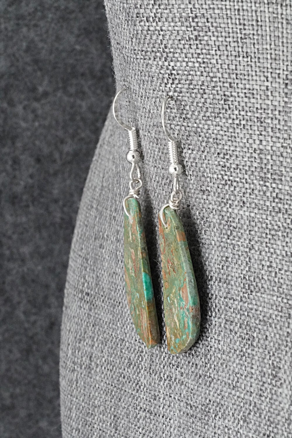 Turquoise & Sterling Silver Earrings - Tammy Nolcot
