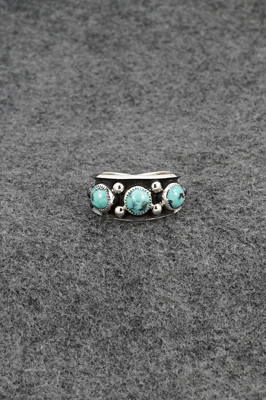 Turquoise & Sterling Silver Ring - Paul Largo - Size 10