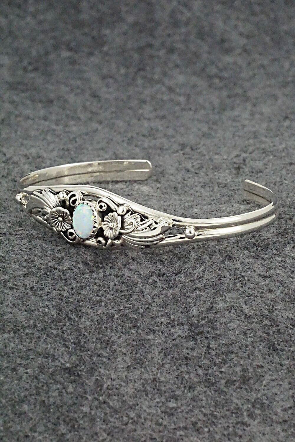 Opalite & Sterling Silver Bracelet - Sadie Jim