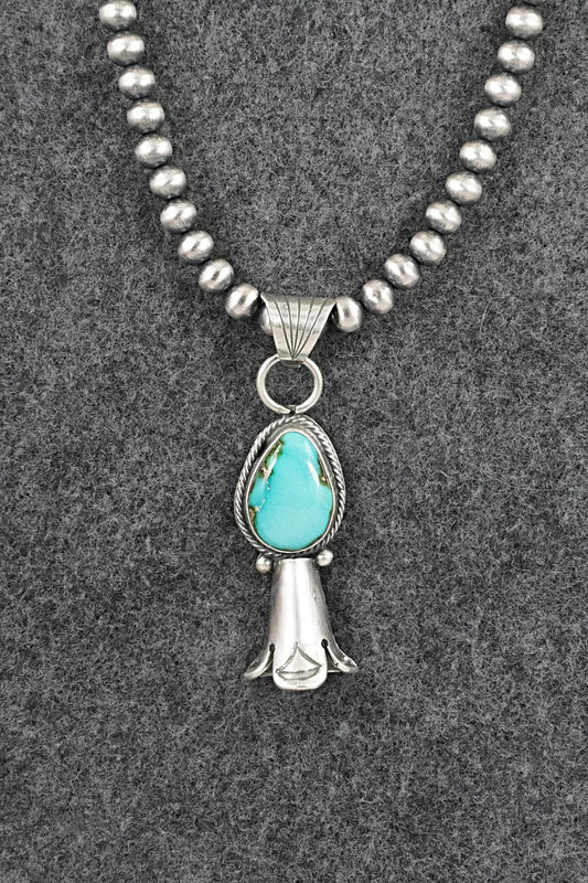 Turquoise & Sterling Silver Necklace - Sharon McCarthy