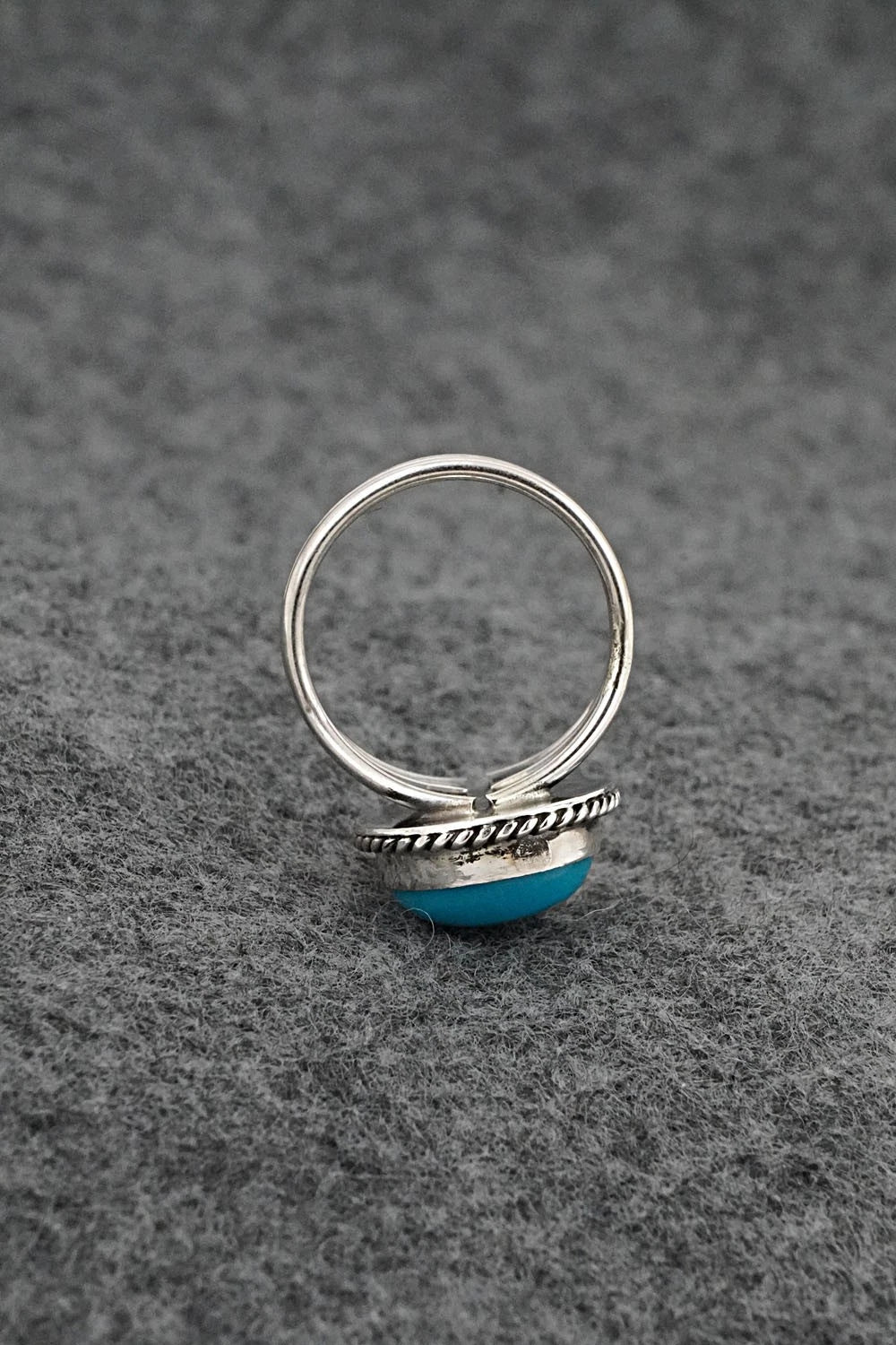 Turquoise & Sterling Silver Ring - Rena Begay - Size 6